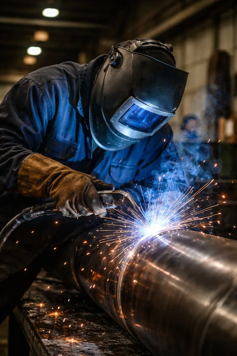 Installation industrielle, tuyauteries et structures